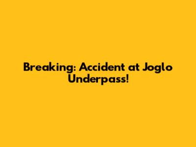 Breaking: Accident at Joglo Underpass!