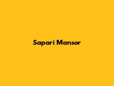 Sapari Mansor